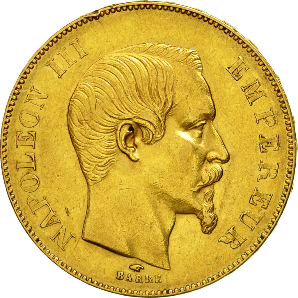Coin, France, Napoleon III, Napoléon III, 50 Francs, 1857, Paris, EF(40-45)