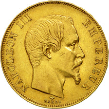 Munten, Frankrijk, Napoleon III, Napoléon III, 50 Francs, 1858, Paris, FR+