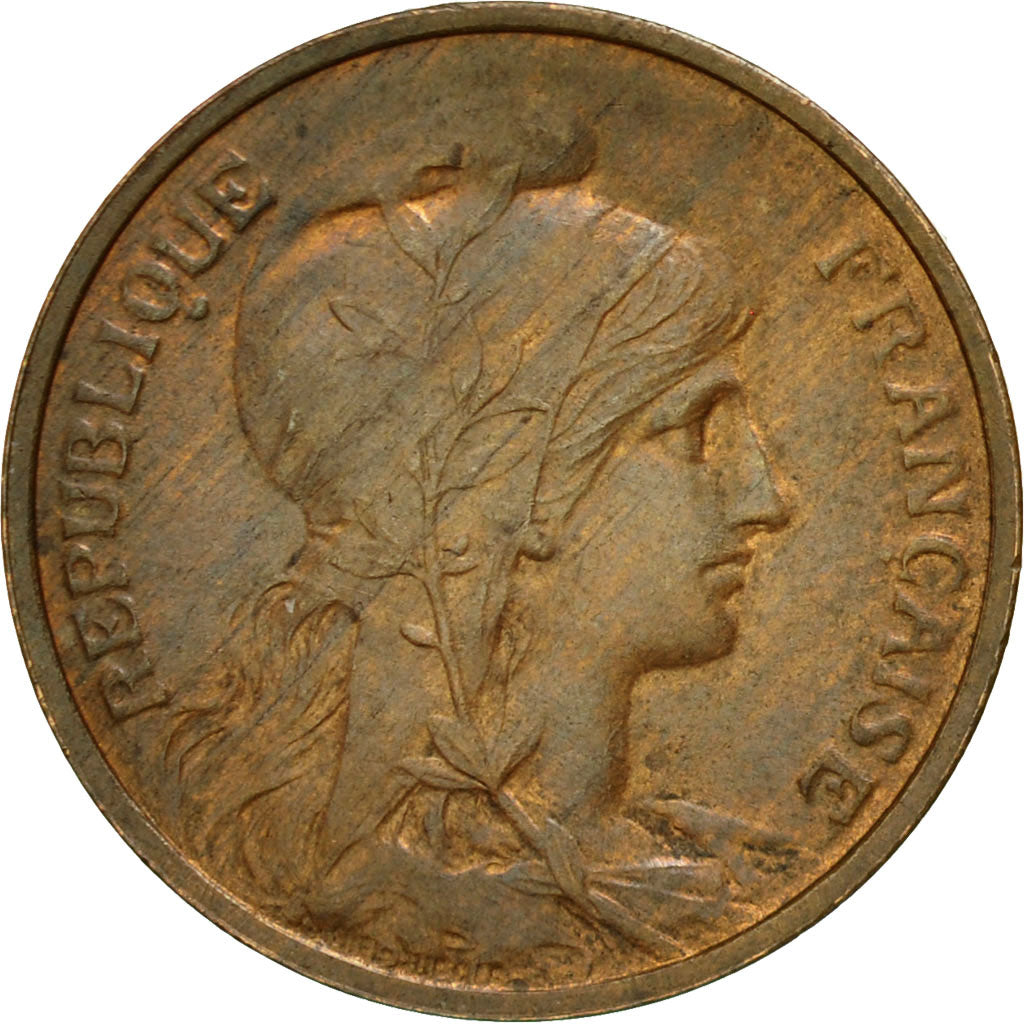 Coin, France, Dupuis, 5 Centimes, 1914, Paris, AU(55-58), Bronze, KM:842
