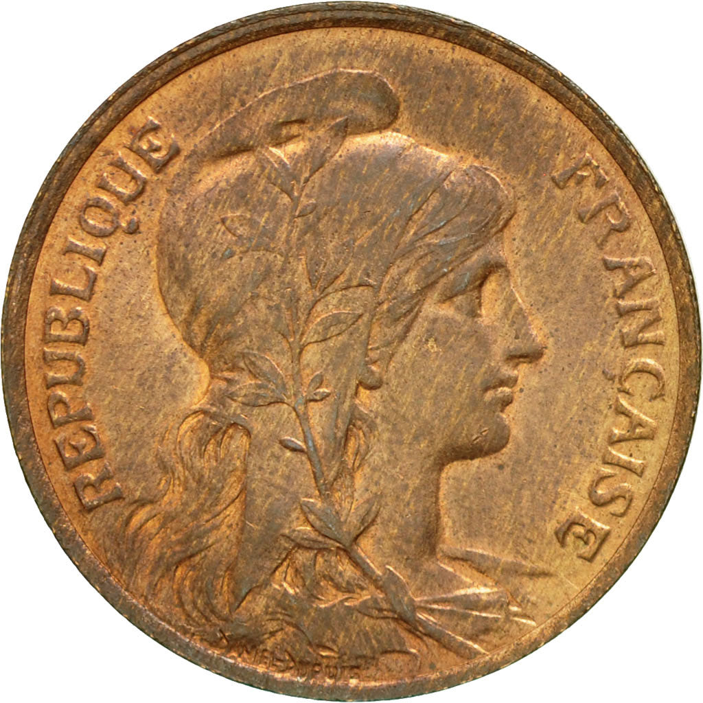 Moneta, Francia, Dupuis, 5 Centimes, 1916, Paris, SPL, Bronzo, KM:842
