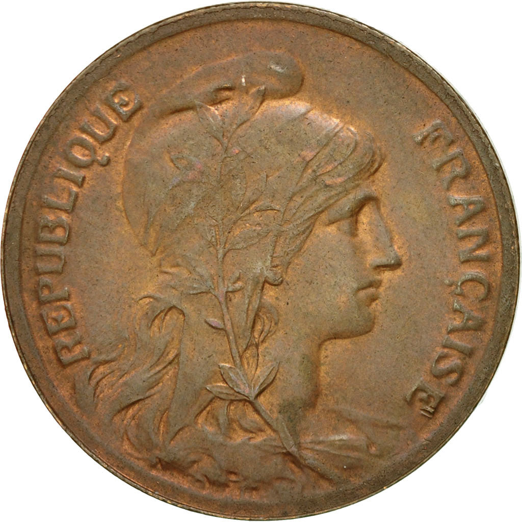 Coin, France, Dupuis, 10 Centimes, 1915, Paris, AU(55-58), Bronze, KM:843