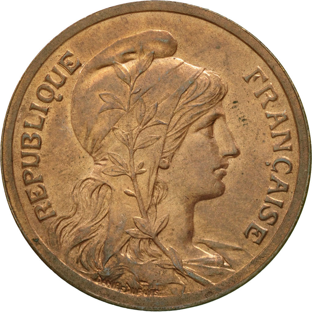 Coin, France, Dupuis, 10 Centimes, 1917, Paris, MS(60-62), Bronze, KM:843