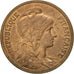 Munten, Frankrijk, Dupuis, 10 Centimes, 1917, Paris, PR+, Bronze, KM:843