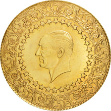Coin, Turkey, 500 Kurush, 1965, MS(63), Gold, KM:874
