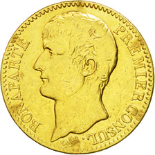 Munten, Frankrijk, Napoléon I, 40 Francs, 1803, Paris, FR, Goud, KM:652