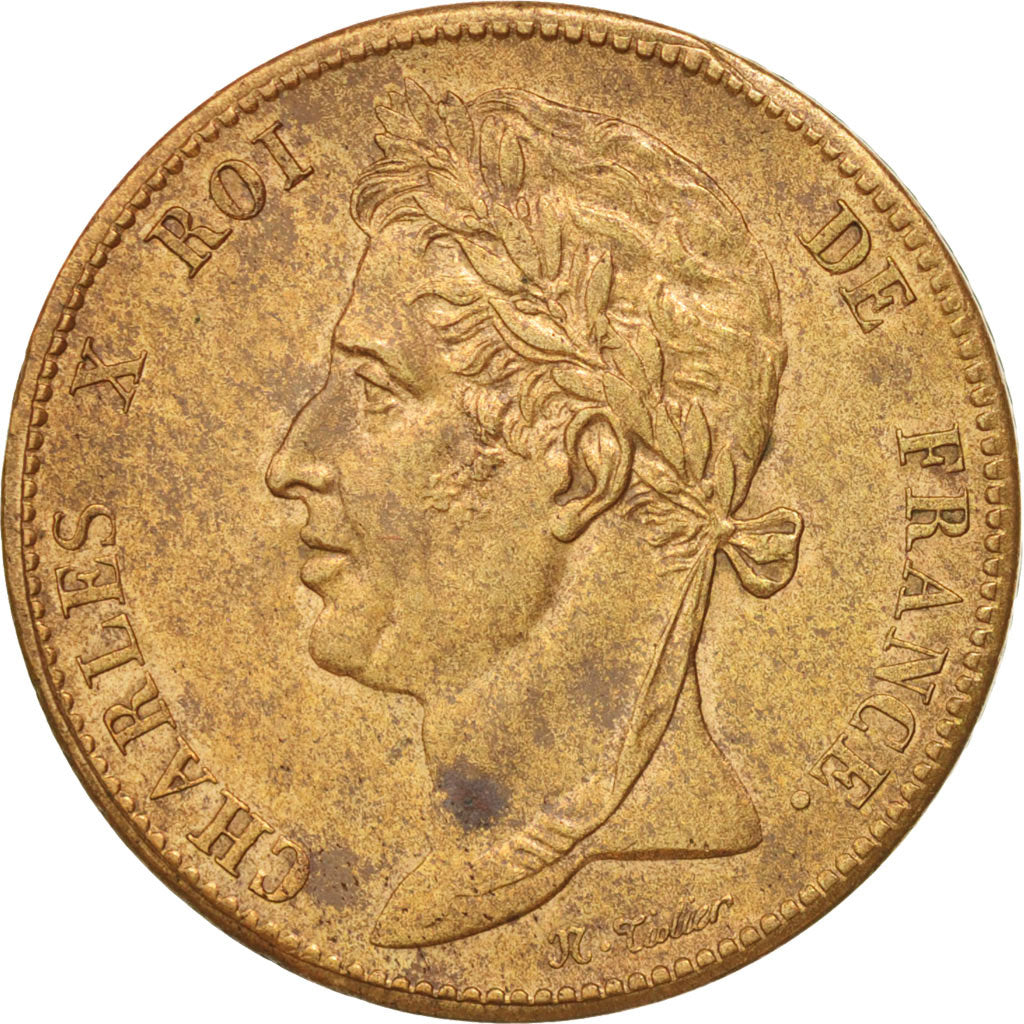 Moneda, COLONIAS FRANCESAS, Charles X, 5 Centimes, 1825, Paris, EBC, Bronce