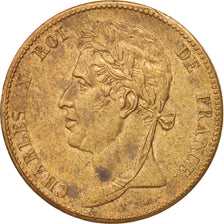 Moneta, Colonie francesi, Charles X, 5 Centimes, 1825, Paris, SPL-, Bronzo