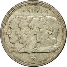 Coin, Belgium, 100 Francs, 100 Frank, 1949, EF(40-45), Silver, KM:139.1