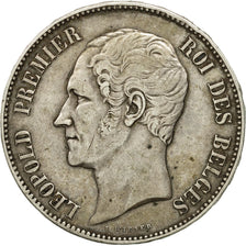 Coin, Belgium, Leopold I, 5 Francs, 1853, EF(40-45), Silver, KM:2.1