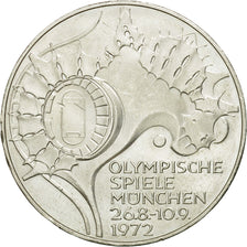 Coin, GERMANY - FEDERAL REPUBLIC, 10 Mark, 1972, Munich, AU(55-58), Silver