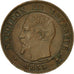 Monnaie, France, Napoleon III, Napoléon III, 2 Centimes, 1855, Strasbourg, TTB