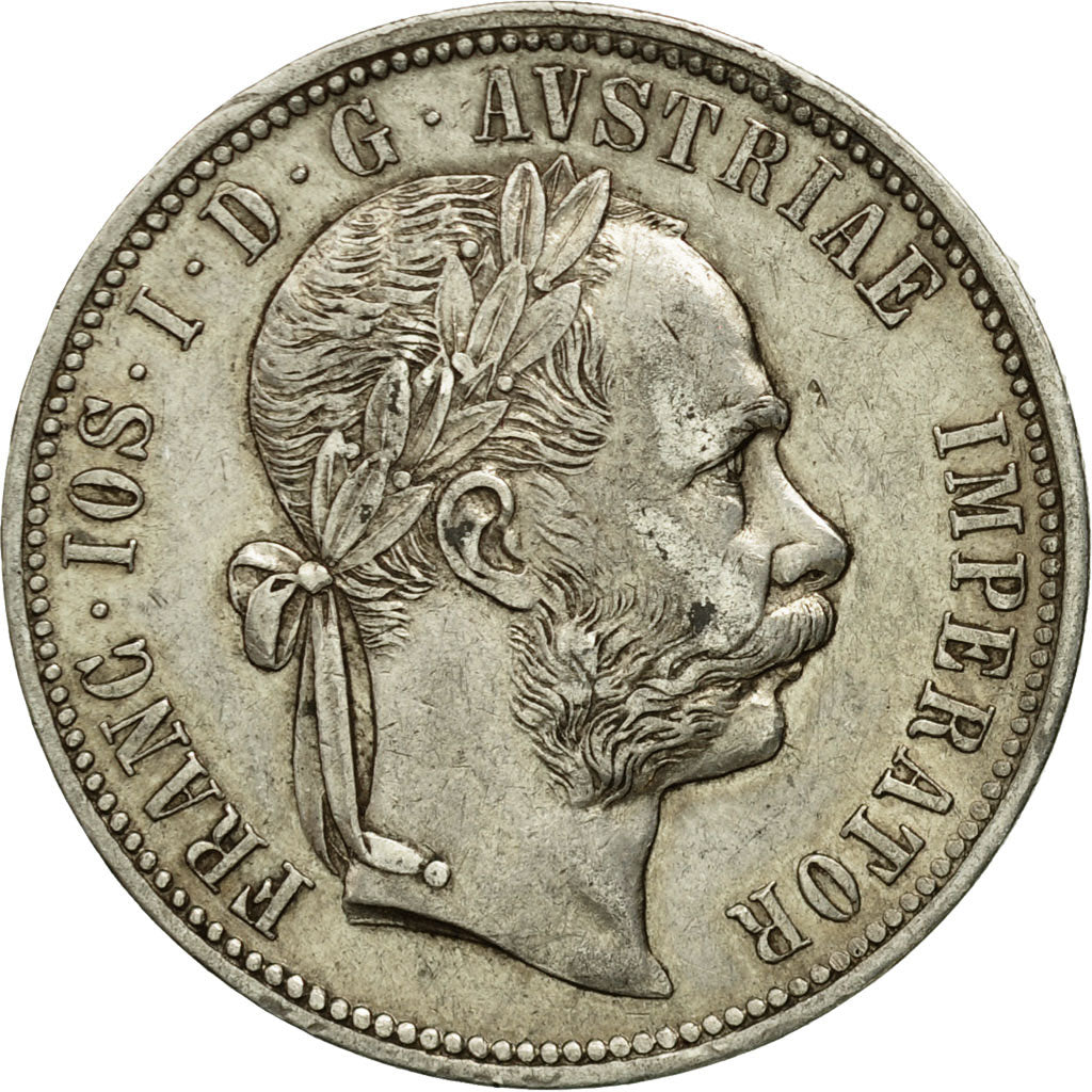 Moneda, Austria, Franz Joseph I, Florin, 1881, MBC+, Plata, KM:2222