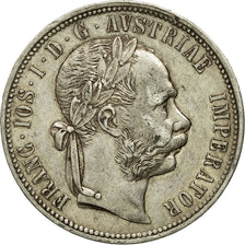 Moneda, Austria, Franz Joseph I, Florin, 1881, MBC+, Plata, KM:2222
