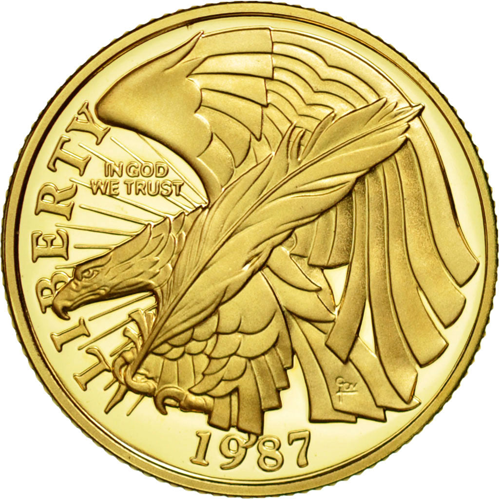 Coin, United States, $5, Half Eagle, 1987, U.S. Mint, West Point, MS(65-70)