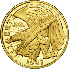 Coin, United States, $5, Half Eagle, 1987, U.S. Mint, West Point, MS(65-70)
