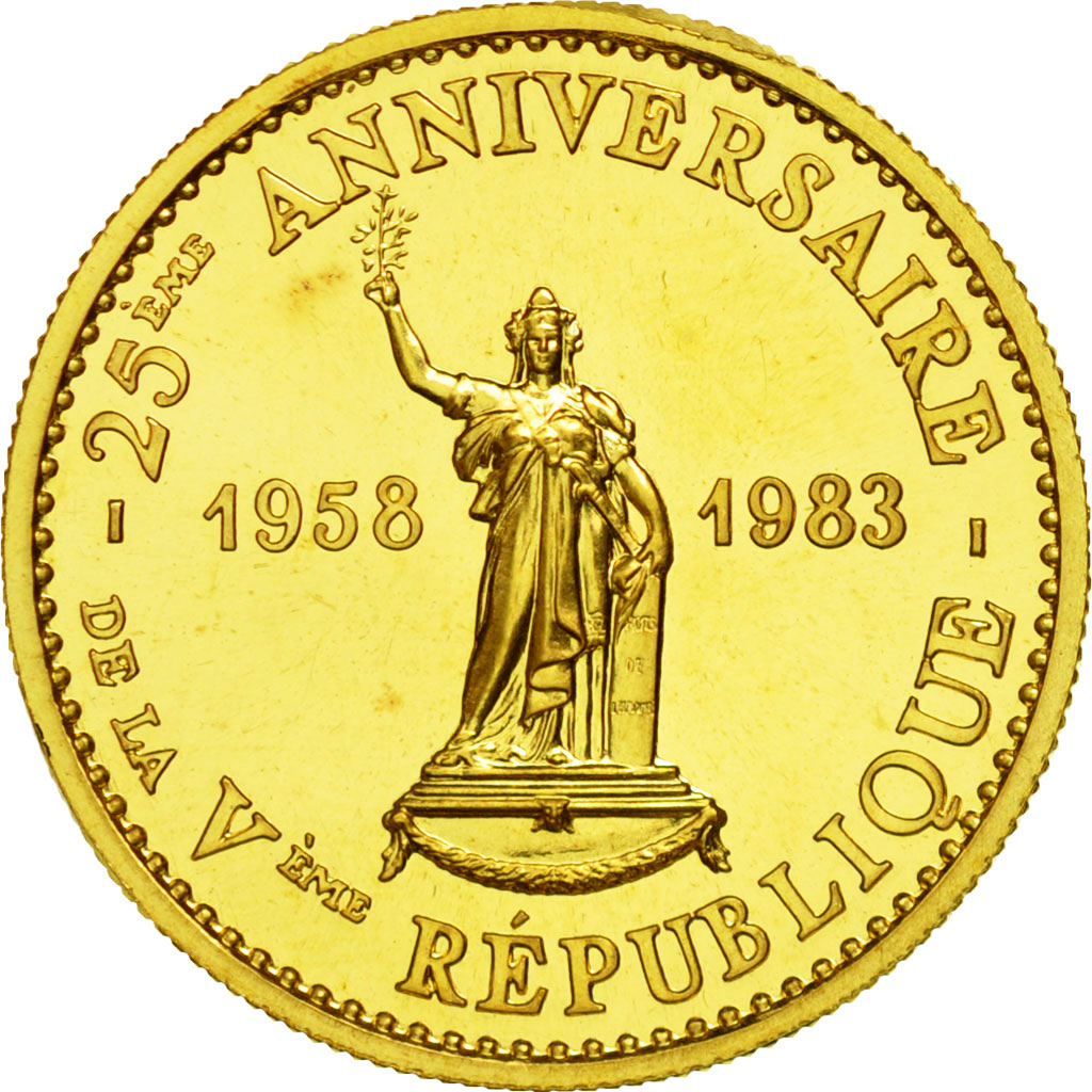 France, Medal, Charles De Gaulle, Politics, Society, War, 1983, Thiébaud