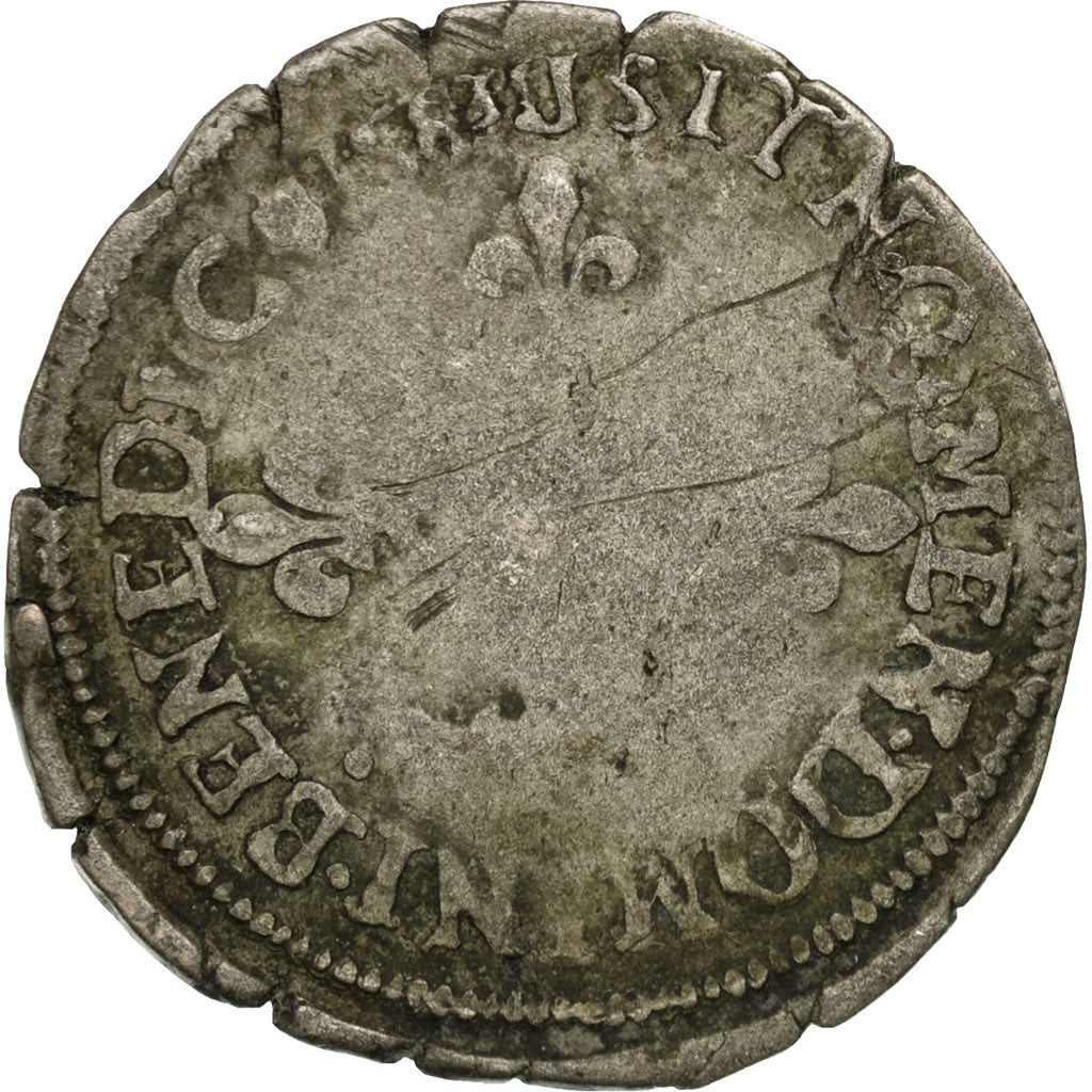 Münze, Frankreich, Henri III, Henri III, Double Sol Parisis, 1583, Rouen, SGE+