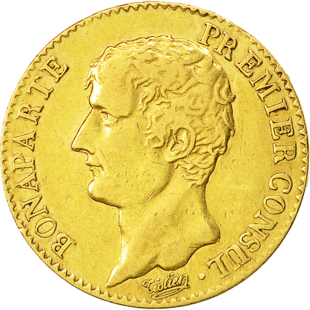 Coin, France, Napoléon I, 20 Francs, 1804, Paris, EF(40-45), Gold, KM:651