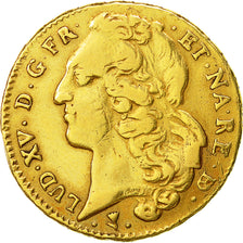 Monnaie, France, Louis XV, Double louis d'or de Béarn au bandeau, 2 Louis D'or