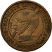 Moneda, Francia, 5 Centimes, 1870, MBC, Bronce