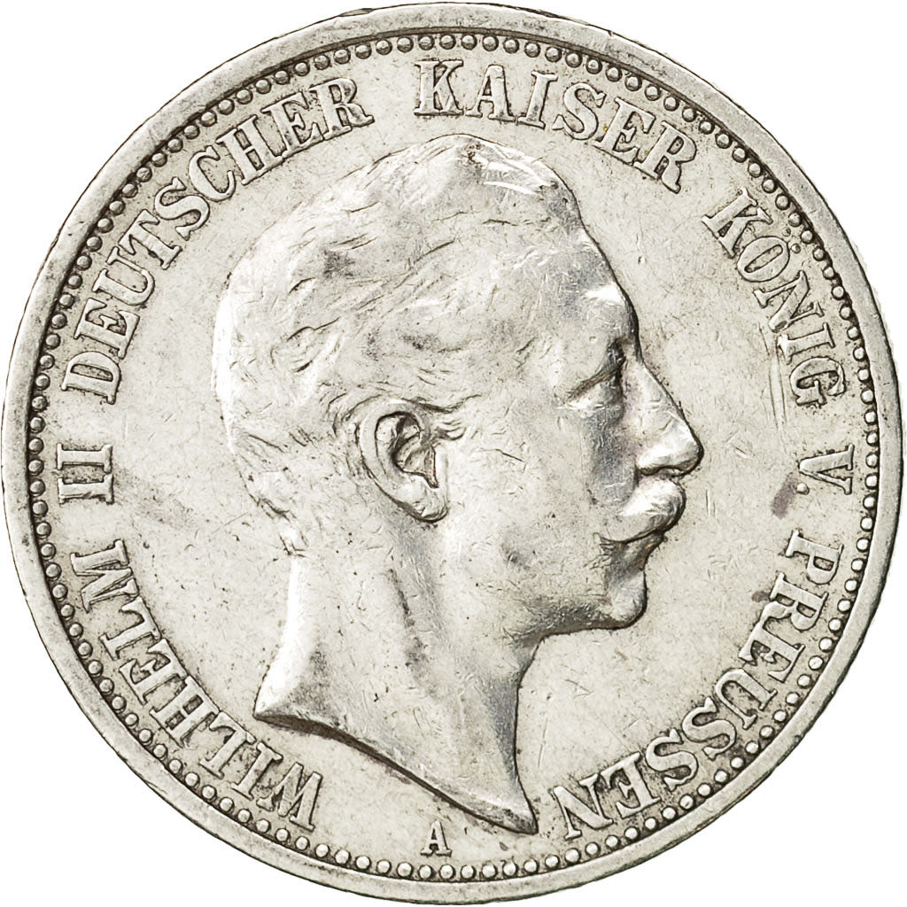 Coin, German States, PRUSSIA, Wilhelm II, 2 Mark, 1905, Berlin, EF(40-45)