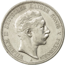 Munten, Duitse staten, PRUSSIA, Wilhelm II, 2 Mark, 1905, Berlin, ZF, Zilver