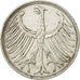 Moneta, GERMANIA - REPUBBLICA FEDERALE, 5 Mark, 1957, Hamburg, BB, Argento