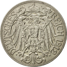 Coin, GERMANY - EMPIRE, Wilhelm II, 25 Pfennig, 1912, Berlin, AU(55-58), Nickel