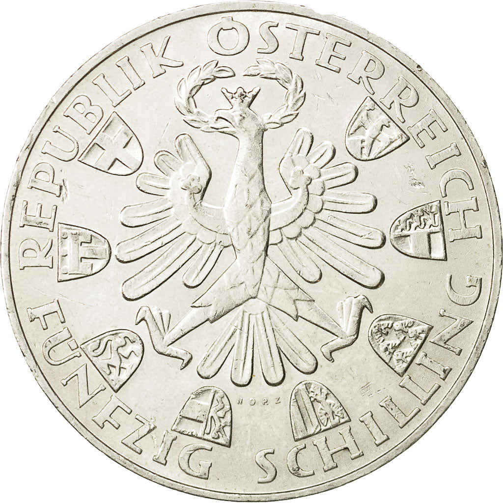 Moneta, Austria, 50 Schilling, 1959, BB, Argento, KM:2888