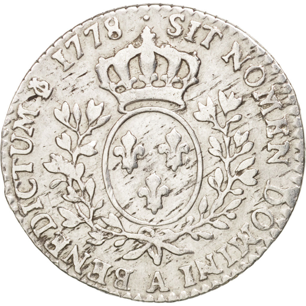France, Louis XVI, 1/10 Écu, 1778 A, Paris, Silver, KM:568.1