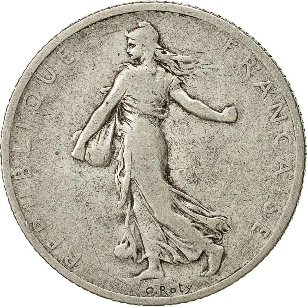 Moneta, Francja, Semeuse, 2 Francs, 1900, Paris, VF(20-25), Srebro, KM:845.1
