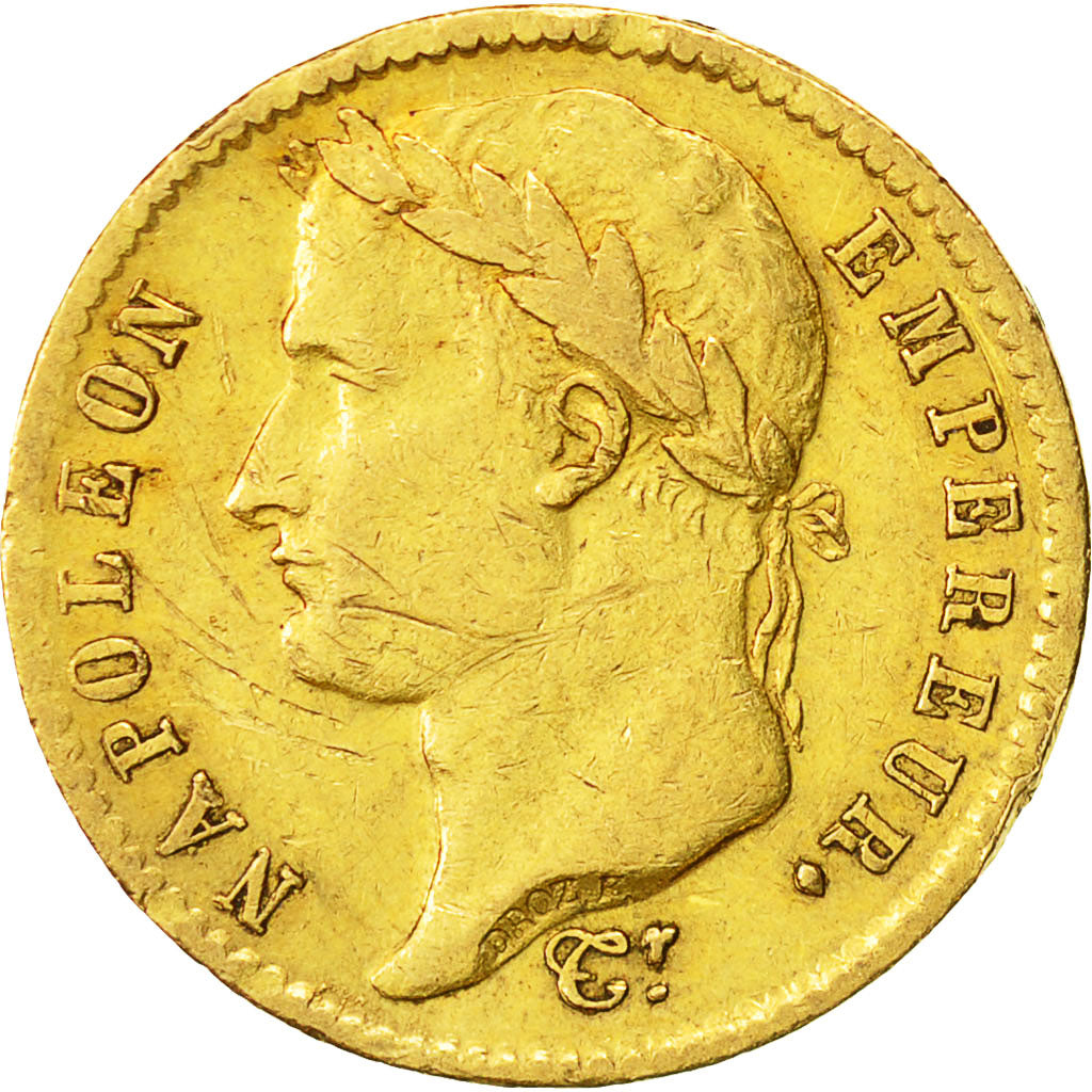 Münze, Frankreich, Napoléon I, 20 Francs, 1808, Toulouse, S+, Gold, KM:687.3