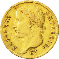 Münze, Frankreich, Napoléon I, 20 Francs, 1808, Toulouse, S+, Gold, KM:687.3
