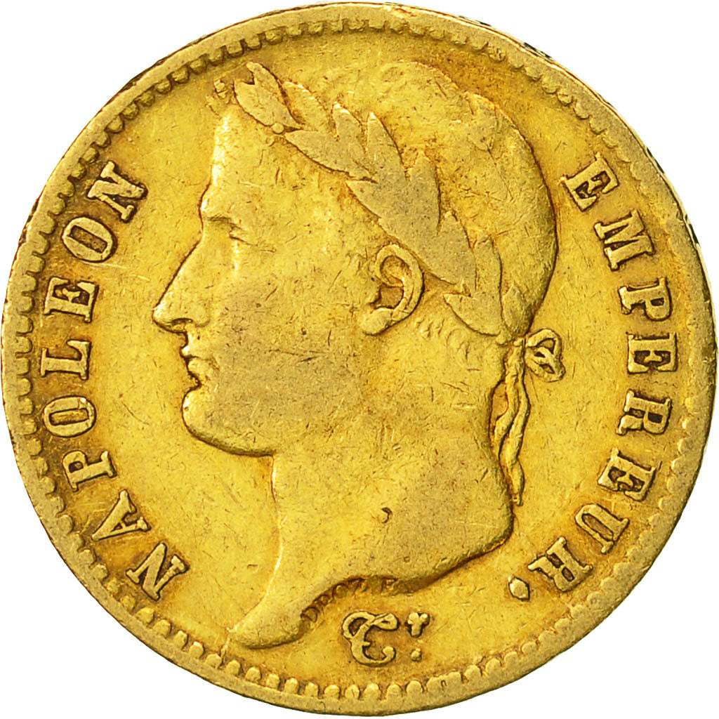 Münze, Frankreich, Napoléon I, 20 Francs, 1810, Paris, S+, Gold, KM:695.1