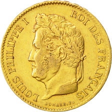 Münze, Frankreich, Louis-Philippe, 40 Francs, 1836, Paris, SS+, Gold, KM:747.1