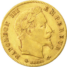 Moneda, Francia, Napoleon III, Napoléon III, 5 Francs, 1864, Paris, MBC+, Oro
