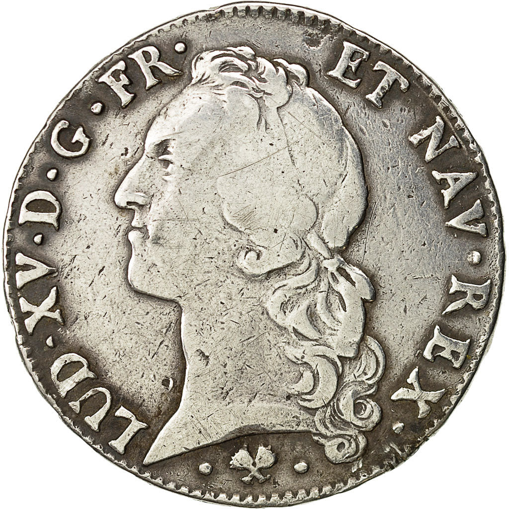 Coin, France, Louis XV, Écu au bandeau, Ecu, 1765, Bayonne, VF(20-25), Silver
