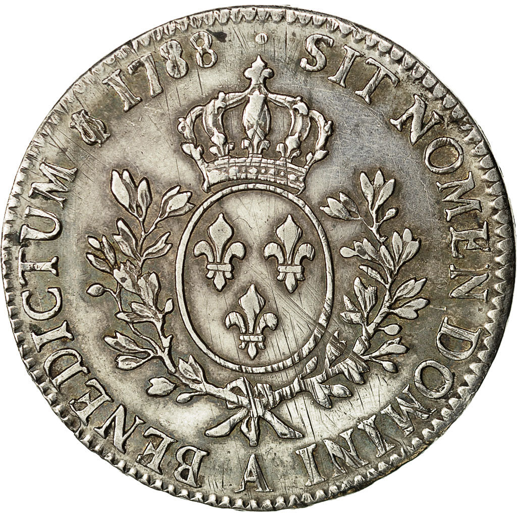 Coin, France, Louis XVI, Écu aux branches d'olivier, Ecu, 1788, Paris