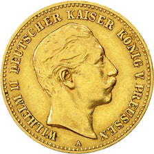 Coin, German States, PRUSSIA, Wilhelm II, 10 Mark, 1900, Berlin, EF(40-45)
