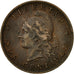 Coin, Argentina, 2 Centavos, 1895, EF(40-45), Bronze, KM:33