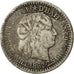 Moneda, Haití, 10 Centimes, 1882, BC+, Plata, KM:44