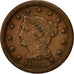 Coin, United States, Braided Hair Cent, Cent, 1847, U.S. Mint, Philadelphia