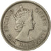 Coin, Hong Kong, Elizabeth II, 50 Cents, 1964, EF(40-45), Copper-nickel, KM:30.1