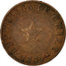 Moneda, Chile, 1/2 Centavo, 1835, MBC, Cobre, KM:114
