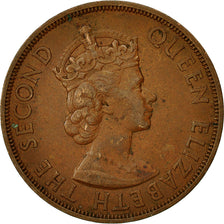 Coin, East Caribbean States, Elizabeth II, 2 Cents, 1958, EF(40-45), Bronze