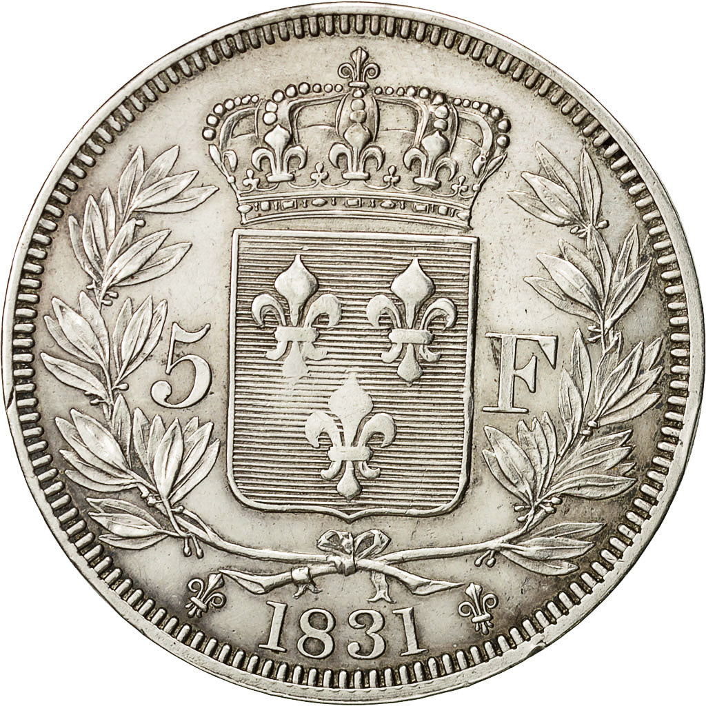 Coin, France, Henri V, 5 Francs, 1831, AU(55-58), Silver, KM:35, Gadoury:651