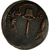 Coin, France, Pascal Paoli, Soldo, 1768, Corte, F(12-15), Billon, Gadoury:55