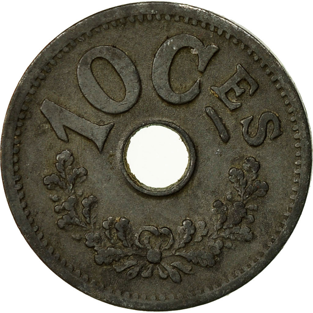 Coin, Luxembourg, Marie Adelaide, 10 Centimes, 1915, EF(40-45), Zinc, KM:28