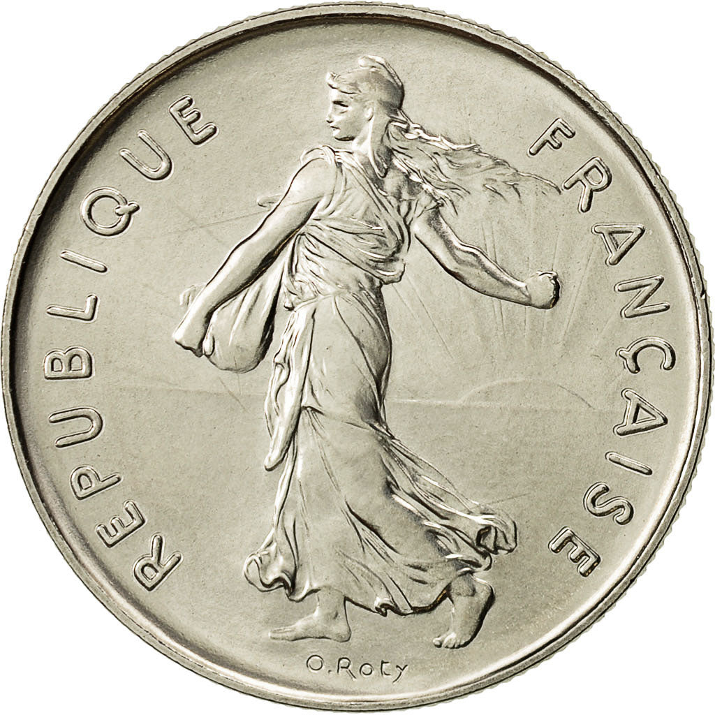 Coin, France, Semeuse, 5 Francs, 1980, Paris, MS(65-70), Nickel Clad