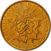 Munten, Frankrijk, Mathieu, 10 Francs, 1980, FDC, Nickel-brass, KM:940
